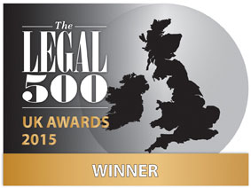 Legal 500 Awards Winner 2015