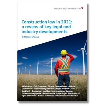 Construction Law Review 2021 Cover Square